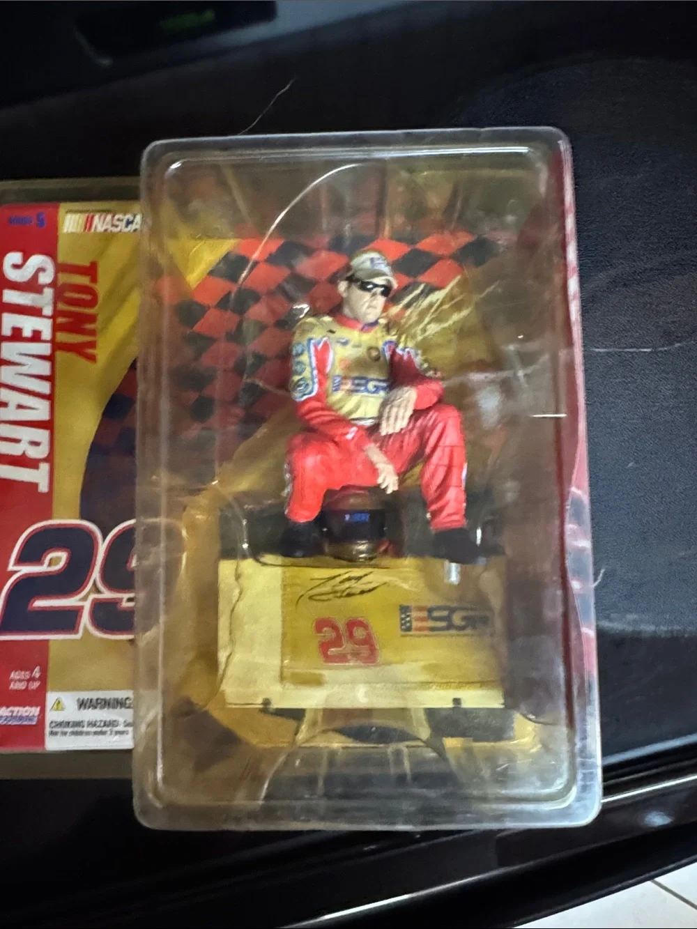 Tony Stewart NASCAR #29 Red and Gold Racing Figure DC2